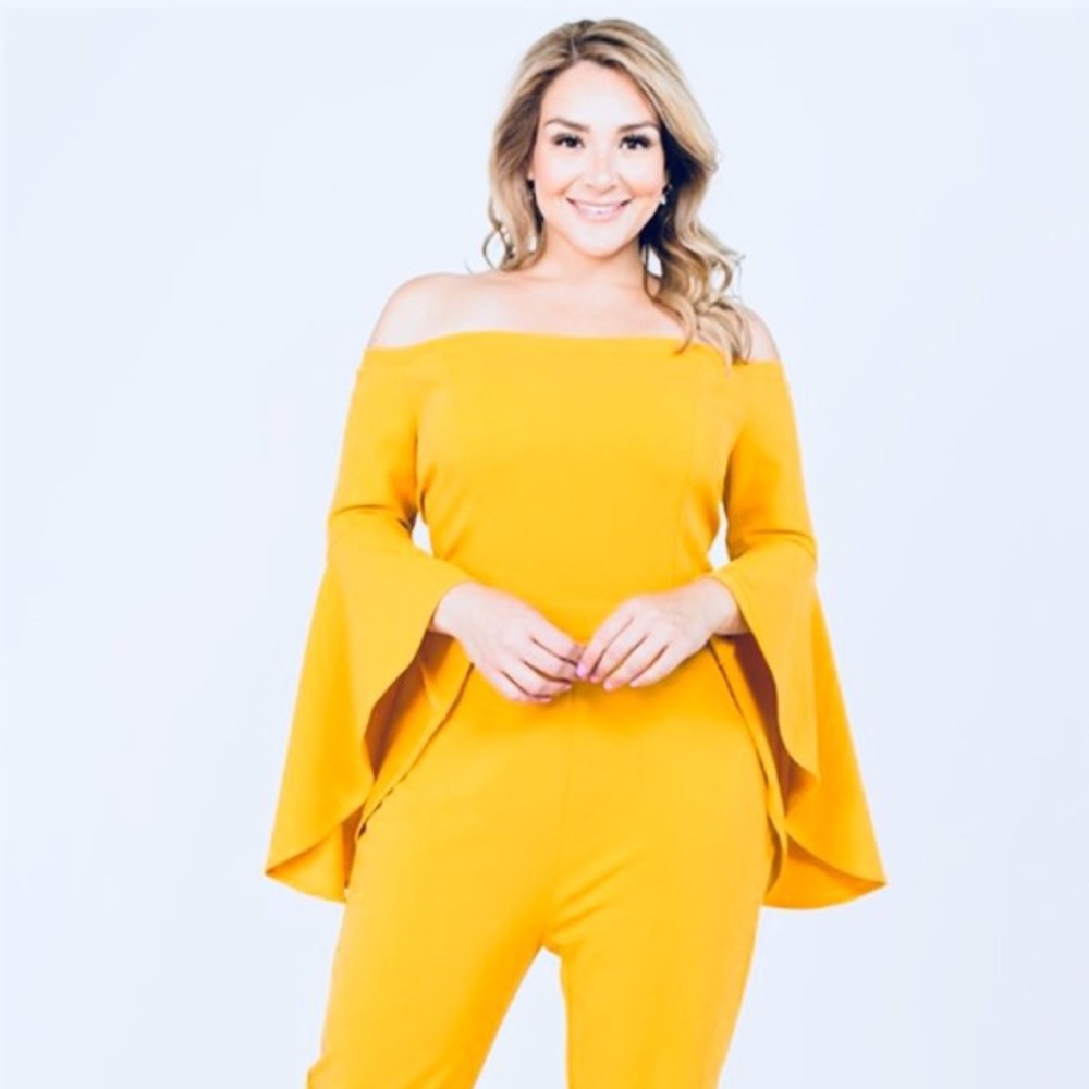 Scuba Off-the-shoulder Jumpsuit